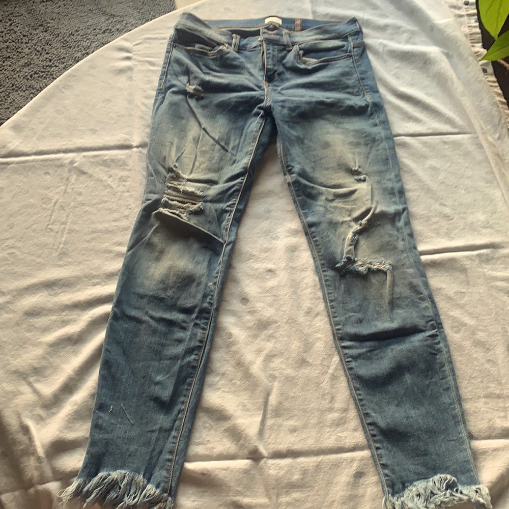 Sneak peek Jeans. Size 9. Lightly worn